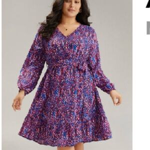 BloomChic Vibrant Long Sleeve Dress